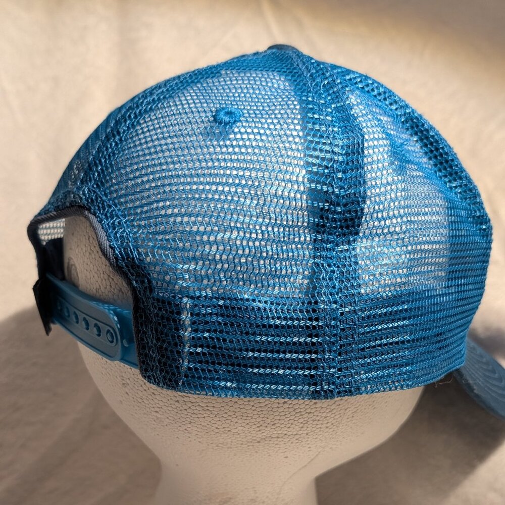 Yocolorado Adult Fit hat with Mountain lines & C logo Orange/Blue Adjustable - Picture 2 of 6